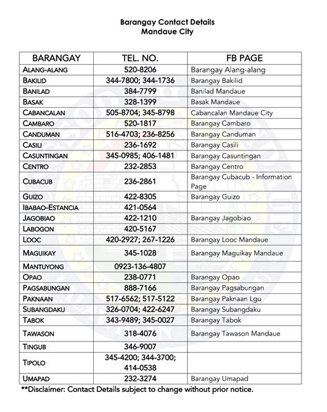 barangays in mandaue city|Mandaue City Web Portal .